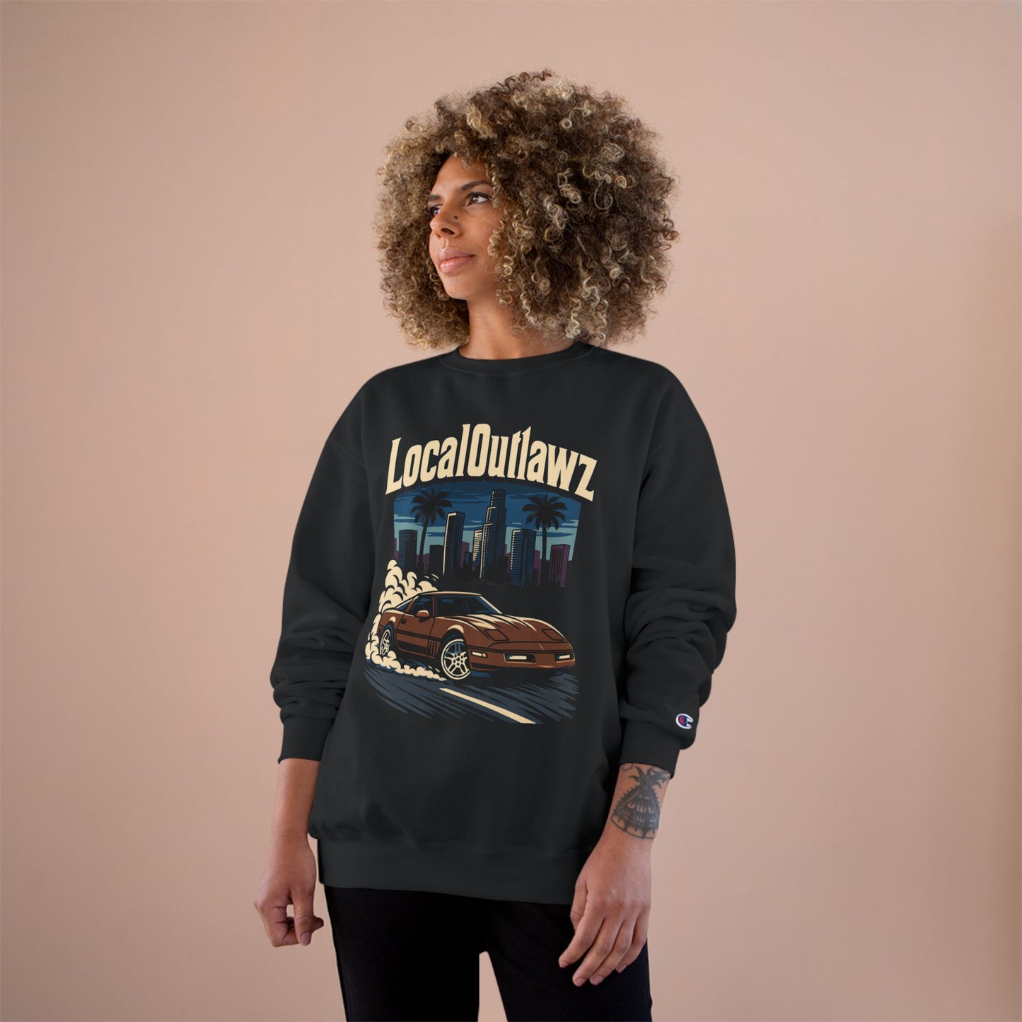 Local Outlawz Corvette Champion Sweatshirt